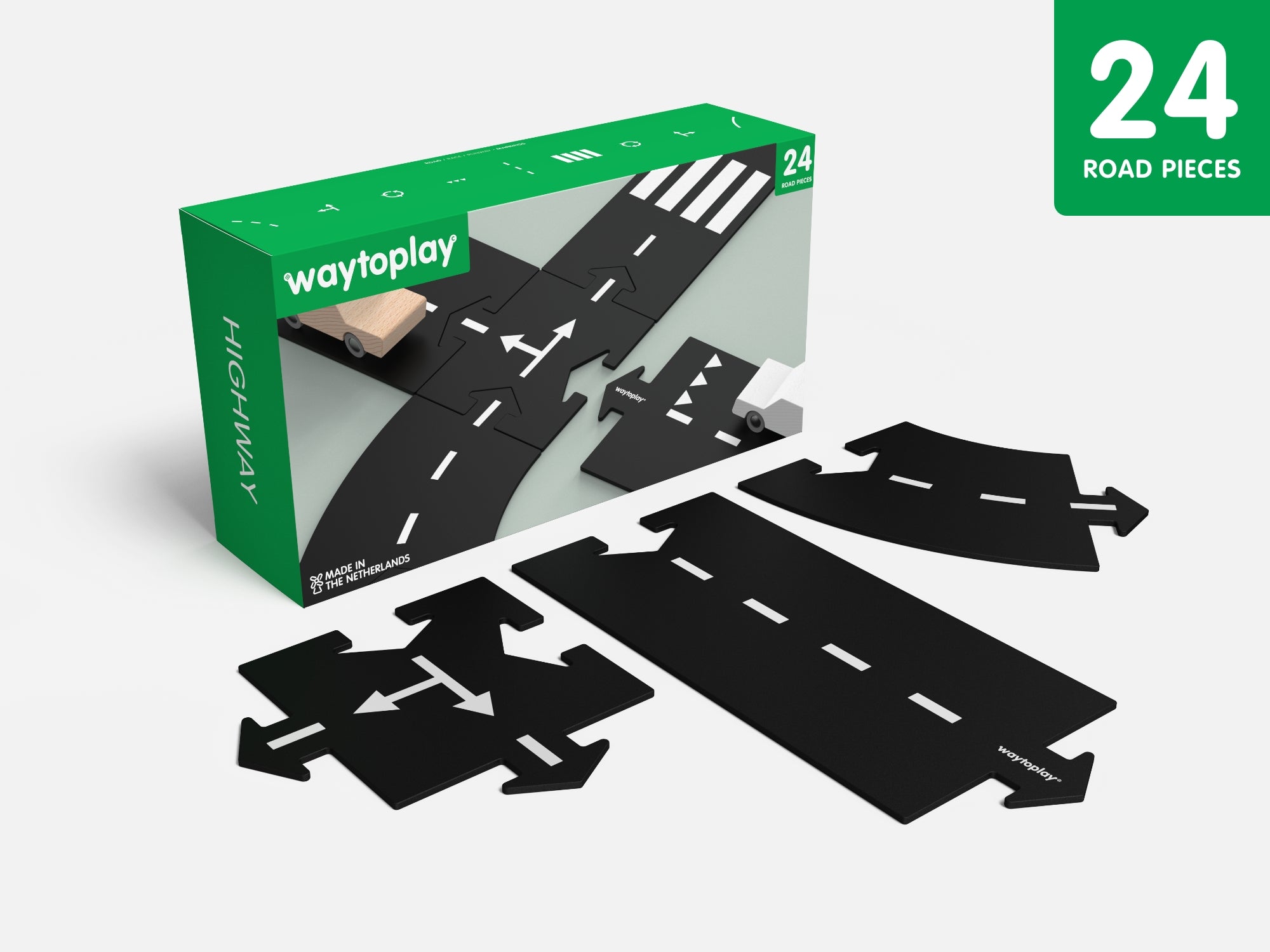 Waytoplay Highway - Long Length Road Set – Waytoplay Toys